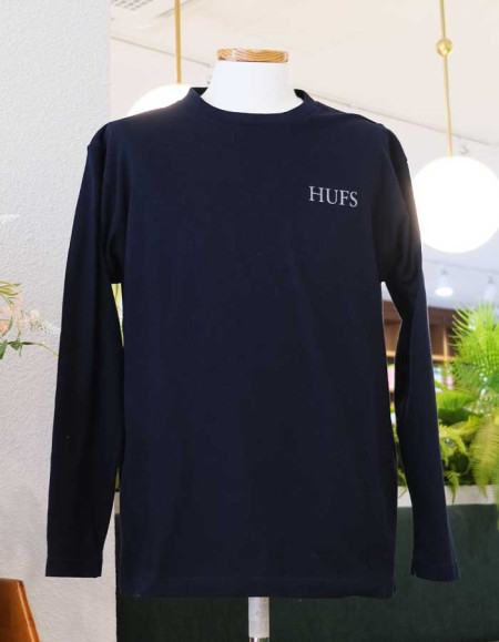 HUFS얇은긴팔-네이비